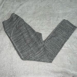 PINK Heather Grey Crossover Leggings Size L